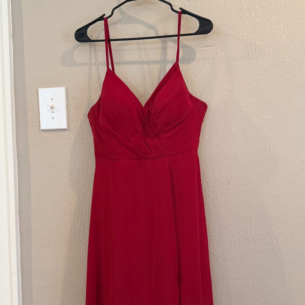 Azazie Everleigh in Burgundy